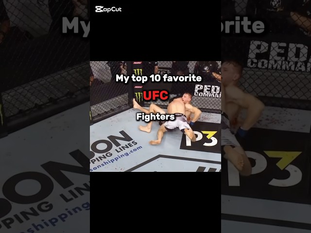 My top 10 favorite UFC fighters #football #zidane