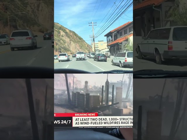 Así quedó Malibú #california #fire #malibu #parati #viralvideo