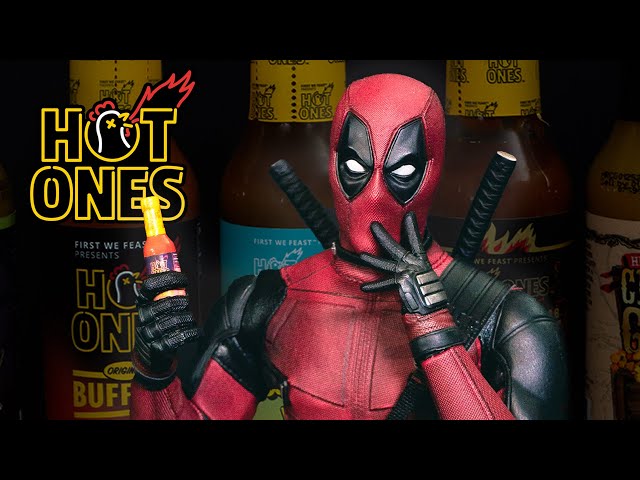 Deadpool Takes on the Spicy Wings of Death! | Hot Ones Action Figure Diorama