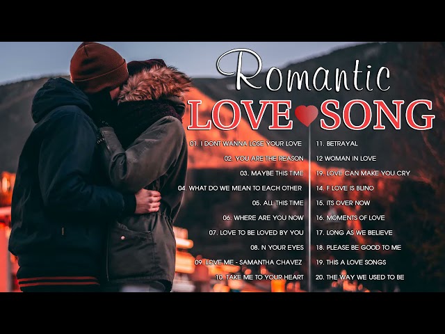 Most Old Beautiful Love Songs Of 70's 80's 90's Best Romantic Love Songs Of All Time