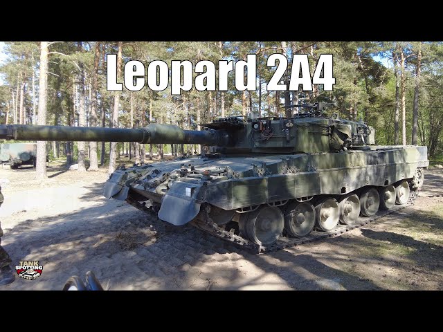 Leopard 2A4 Main Battle Tank With  Exercise Laser Equipment Walkaround - Finnish Army