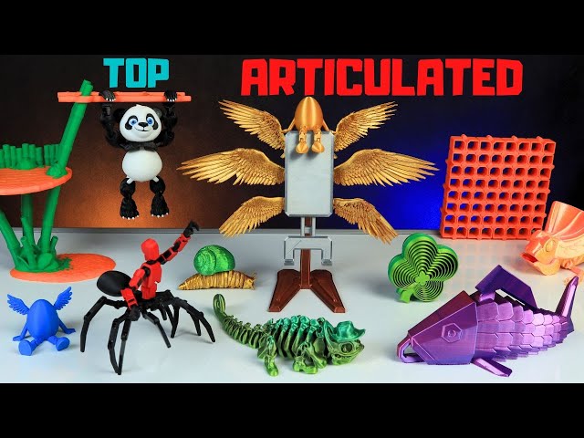 Top 15 Free ARTICULATED Things to 3D Print