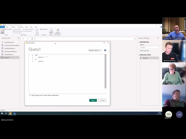 Power Query Pattern Extraction with Melissa de Korte