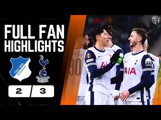 Spurs GET LUCKY! Hoffenheim 2-3 Tottenham Hightlights