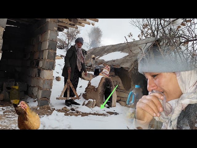 Severe winter blizzard: the challenges and painful life of Hagar and her sons in the winter season🥶🥹