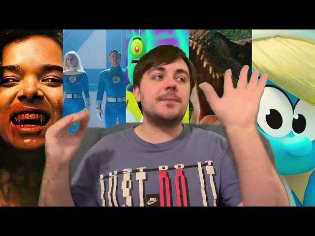 Reaction Video: Sinners, The Fantastic Four Plankton, Jurassic World: Rebirth & Smurfs Trailers