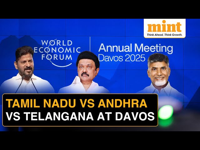 Andhra Poaches Top Exec From Tamil Nadu As Three South States Battle For Investments At WEF In Davos