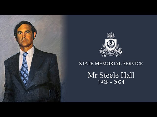 State Memorial Service to celebrate the life of Steele Hall