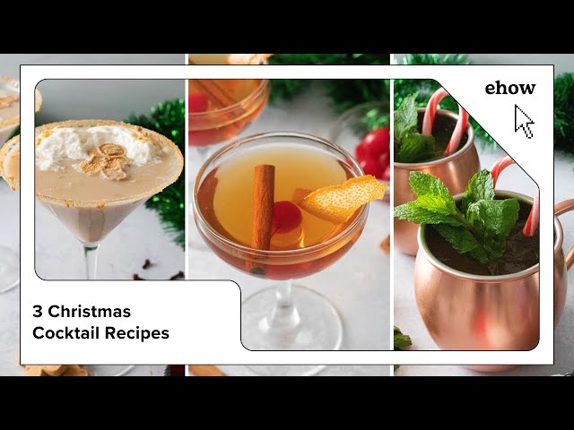 3 Christmas Cocktail Recipes