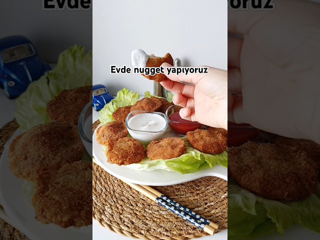 Evde nugget tarifi yoruma bırakıyorum 🦋 #nuggets #kitchen #chicken #food