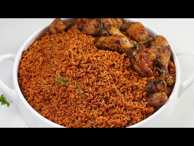 How to cook Jollof rice for beginners ~Make Nigerian party Jollof at home ~ SHOP AND COOK WITH ME