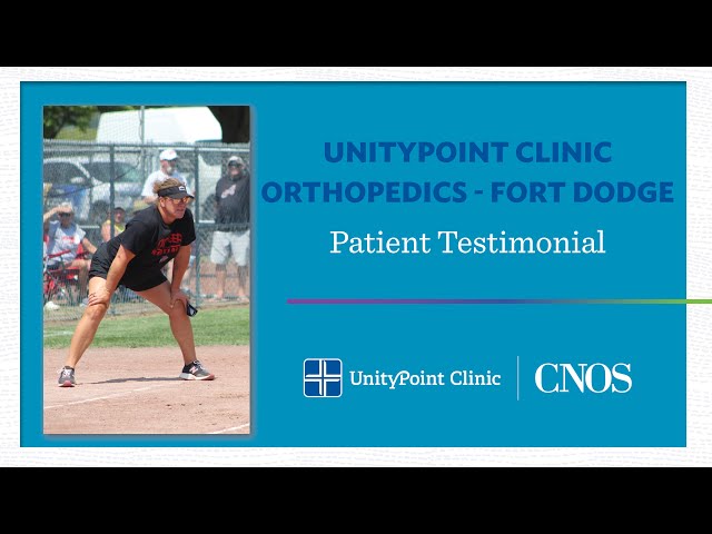 Fort Dodge Softball Coach Finds Success at UnityPoint Clinic Orthopedics