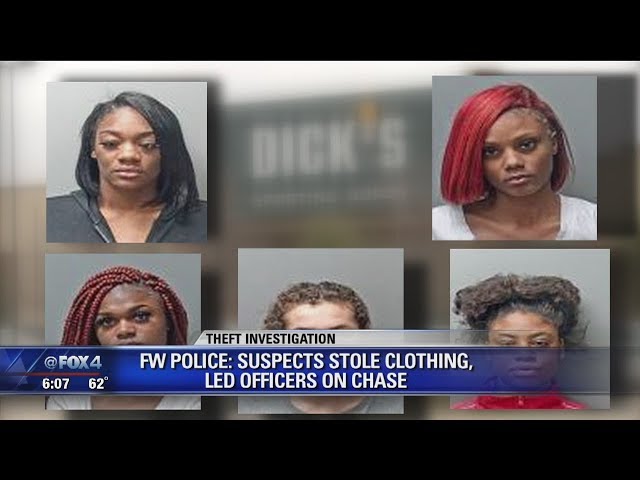 Shoplifting suspects lead police on high speed chase