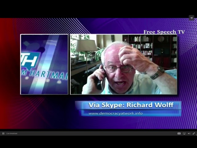 Richard Wolff with Thom Hartmann on stock buybacks, tax reform, and Catalonia crisis