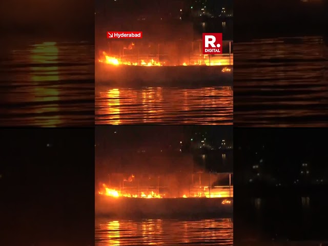 Firecracker Mishap Sparks Massive Blaze on Boats in Hyderabad, Two Injured