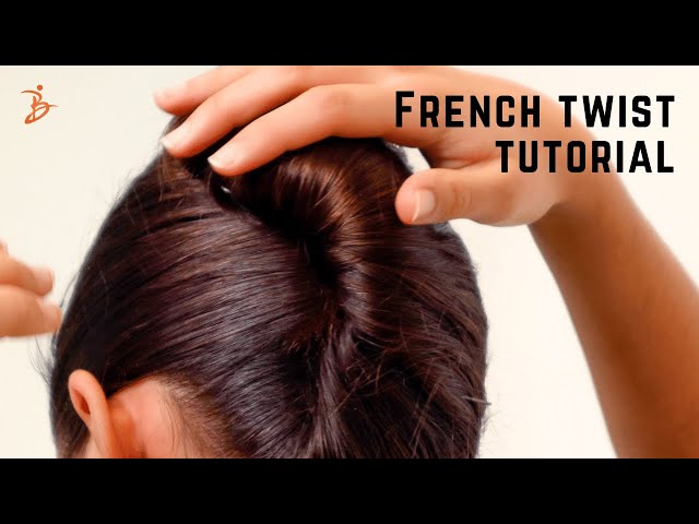 Easy French twist tutorial: ALL key steps (and it holds for an entire ballet class)