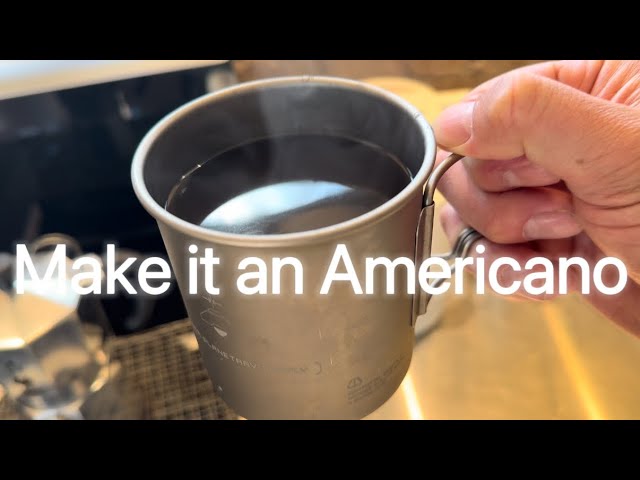 How to make an Espresso an Americano Coffee for Americans (Like in Italy w Bialetti Moka Express) 🤌🏻