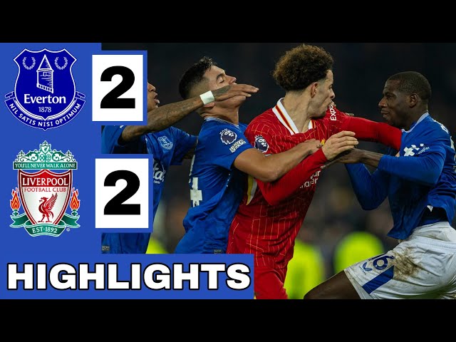 🔵Everton vs Liverpool (2-2) Extended HIGHLIGHTS | Beto, Mac Allister, Mo Salah & Tarkowski GOALS