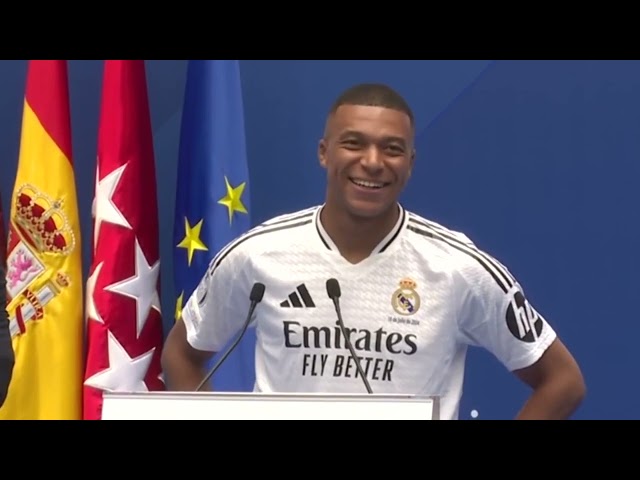 Kylian Mbappé's speech on his arrival at Real Madrid: "My life for this club and for this badge"