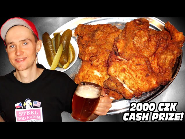 2kg Schnitzel & Beer Eating Contest | 2000 CZK Cash Prize!!