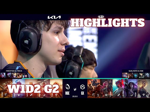 RGE vs GX - Highlights | Week 1 Day 2 LEC Winter 2025 | Rogue vs GIANTX W1D2