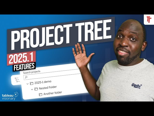 New Project Tree in Tableau Server & Tableau Cloud | Tableau 2025.1 Feature