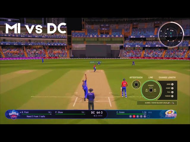 Mumbai Indians vs Delhi Capitals -LAST OVER DRAMA Cricket 24