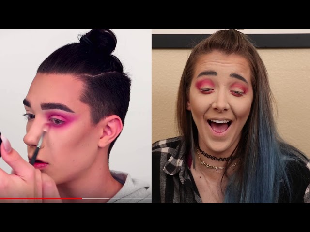 I Tried Following A James Charles Makeup Tutorial