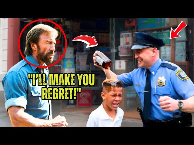 RACIST COP PUTS GLUE ON BLACK BOY’S HEAD, BUT CHUCK NORRIS TAUGHT HIM THE LESSON OF HIS LIFE