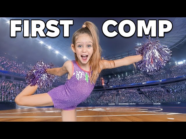 My Daughter's EMOTiONAL FiRST Cheerleading COMPETiTiON *after injury