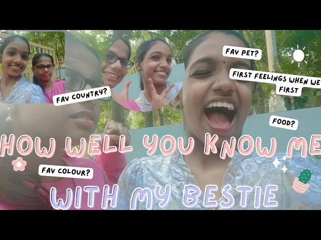 How well You Know Me | with bestie | #vlog #vloglife #leona #fun #Challenge #bestie