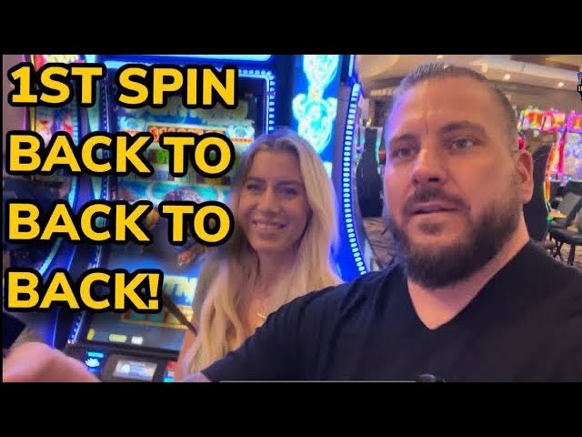 1ST SPIN MASSIVE JACKPOT HANDPAYS!