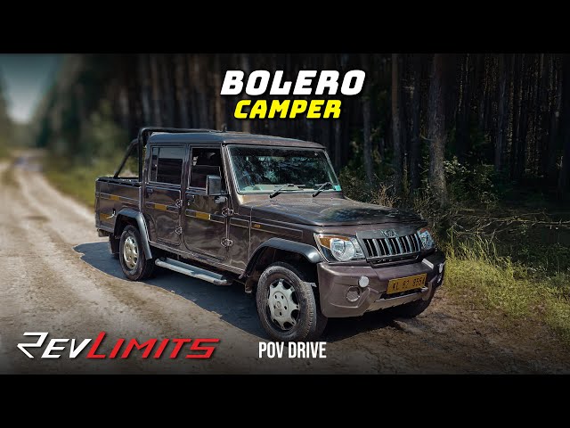 2022 Mahindra Bolero Camper | ASMR | GOLD ZX 2WD | 2.5L 2WD 75BHP) | POVDrive #224 | RevLimits