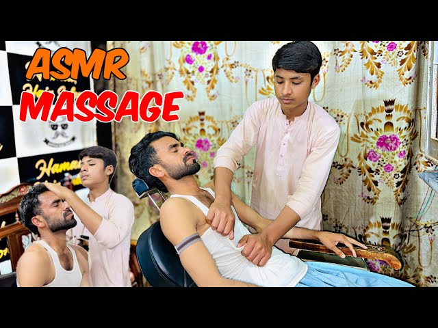 ASMR DEEP TISSUE MASSAGE | YOUNG ALI MOST RELAXING MASSAGE FOR STRESS RELIEF #asmr #asmrmassage