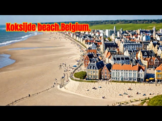 Europe in miniature.Koksijde beach.Belgium.Part 324.