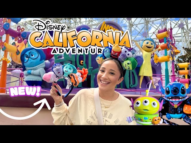 What's New at DCA & Food You Should Try! New Inside Out Character Headbands Arrived! Disneyland Vlog