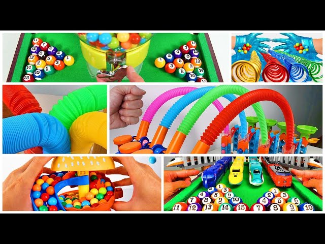 Best Marble Run Hits ASMR ☆ Creative Healing Sound Simple Machine DIY Build Compilations