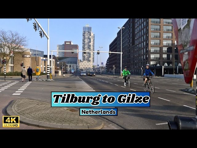 🚴‍♂️Cycling Tour 🇳🇱: Tilburg to Gilze, Netherlands | The Beauty of Tilburg 4K