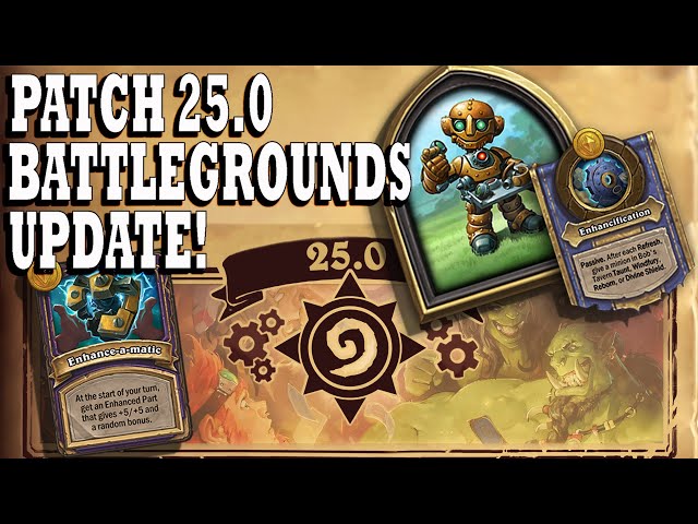 Patch 25.0 Hearthstone Battlegrounds Update