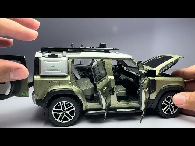 All New Land Rover Defender 110 1:18 Scale 4x4 Realistic Off Road Diecast Model Car