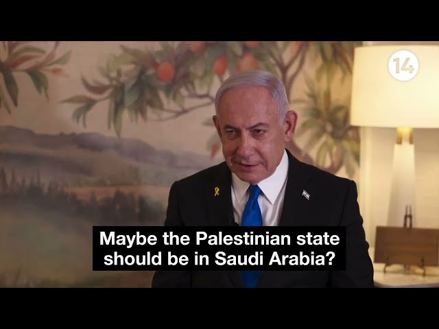 Netanyahu says Saudi Arabia should take Palestinians