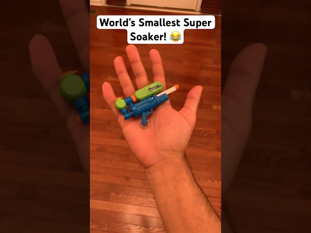 World’s Smallest Super Soaker! 😂 #shorts