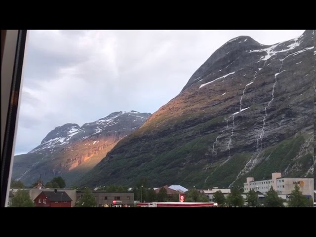 Sunndalsøra, Norway: from the hotel window