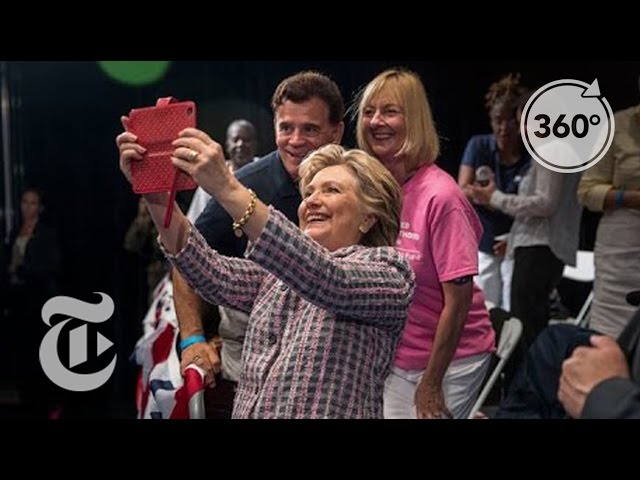 Snap a Selfie With Hillary Clinton | The Daily 360 | The New York Times