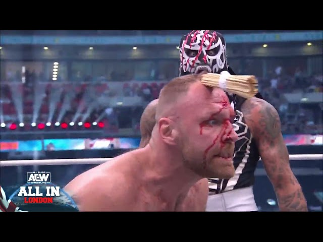 Penta El Zero M's Brutal Assault on Moxley with Skewers in Stadium Stampede | AEW: All In London