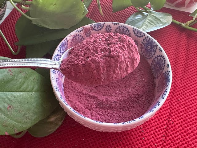 How to Make Healthy Magic Dry Beet Root Powder Mix For Everything