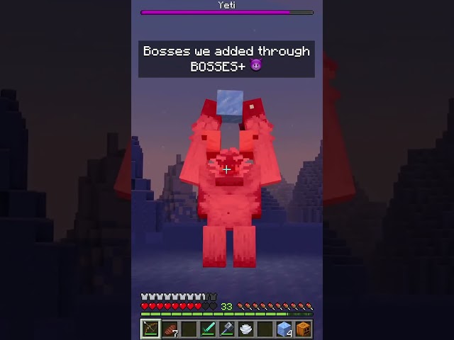 Dare to fight these new #minecraft bosses?? 😈  #minecraftaddon