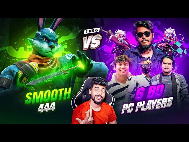 Smooth Vs 6 Bangladesh Pc Players🥵😱|| Hardest Challenge Ever🥶😈|| Lost 7-0 ?? 😱🥶|| Smooth 444