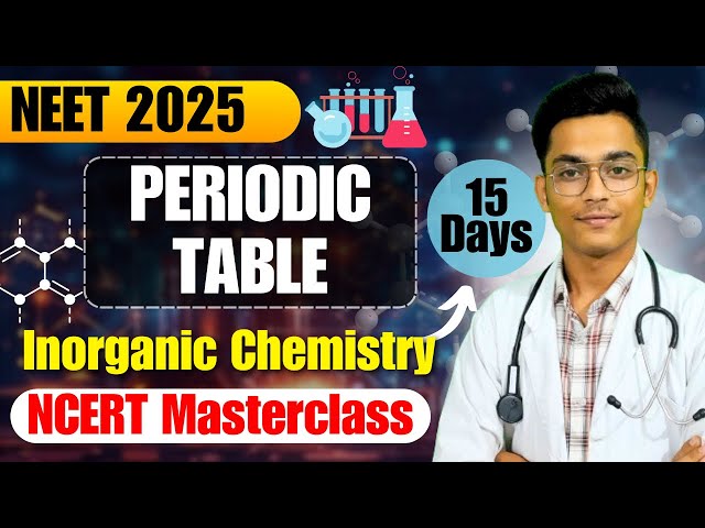 Periodic Table: NCERT BASED AR and Statement Based Que 🔥One shot Revision #neet #inorganic #oneshot