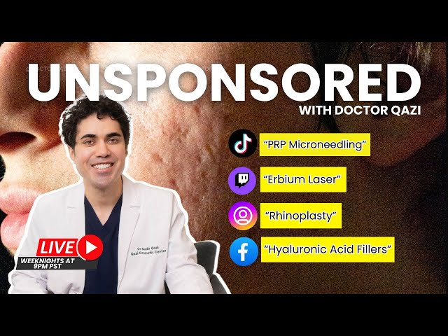 Dr. Qazi discusses Morpheus8, Bellafill, Rhinoplasty, PRP | Dr. Qazi Unsponsored Live | 1.30.2025